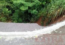PRF alerta para risco de rompimento de pista no Km 70 da BR 435 entre Vilhena e Colorado