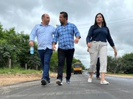 Cristiane Lopes se reúne com prefeito de Ji-Paraná e participa de entrega de obras