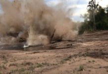 VÍDEO: pela 3ª vez, PF explode ponte usada para extração ilegal de madeiras no Parque Aripuanã em RO