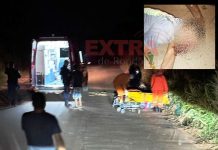 Dois homens são socorridos ao hospital após queda de moto em Cerejeiras