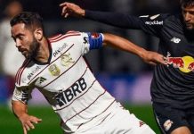 Com atuação vergonhosa, Flamengo sofre goleada do Bragantino e cai na tabela do Brasileirão