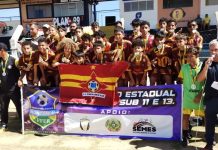 Genus goleia Atlético Cacoal e é campeão do Sub 13 em Vilhena