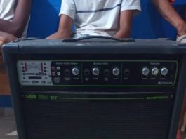 Patrulha Reforço recupera caixa de som furtada e prende três suspeitos em Vilhena