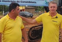 Recurso liberado pelo deputado Luizinho Goebel garante construção de quadra poliesportiva em distrito de Corumbiara