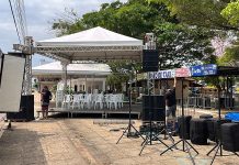TUDO PRONTO: estrutura é montada, entidades confirmam participação e desfile inicia às 16h em Vilhena