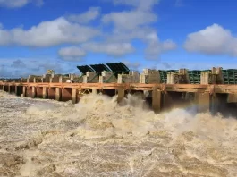 Usina Hidrelétrica Santo Antônio suspende operações, seca do rio Madeira motivou medida