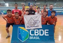 Time infantil de futsal da Escola Wilson Camargo termina Jogos Escolares Brasileiros entre os quatro melhores do país