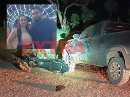 CEREJEIRAS: mulher morre em acidente de trânsito envolvendo moto e carro; marido e filha ficam feridos