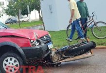 VÍDEO: motorista com sinais de embriaguez se envolve em acidente e foge a pé do local sem prestar socorro a vítima em Vilhena