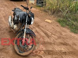 PM recupera moto tomada em assalto em Vilhena
