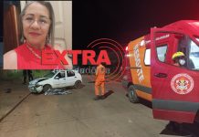 Mulher morre em colisão entre carro e moto em Cerejeiras; teste do bafômetro revela embriaguez do motorista