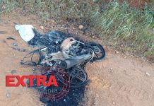 Homem embriagado alega ter sido agredido e sua motocicleta incendiada em Cabixi
