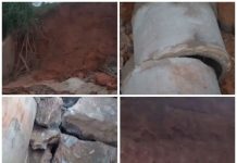 CEREJEIRAS: imagens mostram erosão “engolindo” asfalto na BR-435, no rio Araras, saída para Corumbiara; diretor comenta