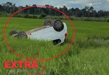 Vilhenense escapa com ferimentos leves após capotar carro próximo a Pimenteiras