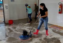 Limpeza Terminal ajuda a garantir desinfecção na UPA de Vilhena