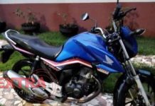 Força Tática recupera motocicleta furtada, prende suspeito, apreende arma de fogo e munições em Colorado