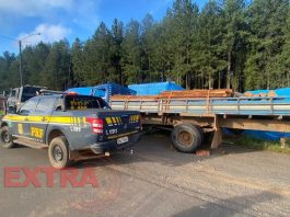 PRF apreende carga de madeira sem documentação de origem florestal durante transporte em Vilhena