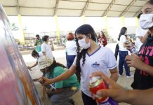 Associação Diversidade Amazônica capacita alunos de Vilhena com oficina de grafite; fotos