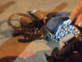 VÍDEO: Ciclista sofre fratura exposta após acidente com carreta em Vilhena