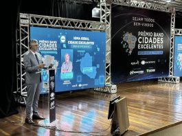 Ministro Andreazza é reconhecido no Prêmio Band Cidades por sua notável evolução e gestão eficiente