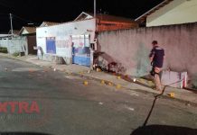 Perícia recolhe mais de 28 cápsulas de projéteis em dupla tentativa de homicídio em Vilhena