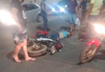 VÍDEO: motociclista é socorrido em estado grave após colidir com caminhonete em Vilhena