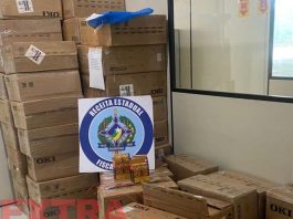 SEFIN apreende carga de cigarros de palha ilegais em Vilhena com destino a Porto Velho