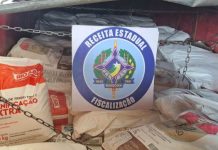 Auditores Fiscais da SEFIN apreendem mais de 100 toneladas de mercadorias com notas fiscais fraudulentas em Vilhena