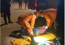 VÍDEO: homem sofre acidente após tentativas de assalto em Vilhena