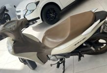 Câmeras de segurança registram momento que ladrão furta motoneta em Vilhena