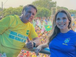Bolsonaro declara apoio a reeleição da prefeita Carla Redano em Ariquemes