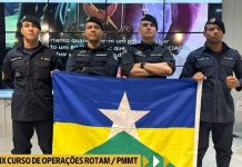 Policiais de Rondônia participam do “Curso de Operações Táticas da ROTAM” no Mato Grosso