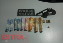 Patrulha Reforço prende homem com drogas e arma de fogo em Vilhena