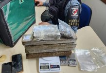 PM prende suspeito e apreende mais de quatro quilos de maconha em Ji-Paraná