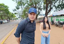 Flori vota na escola Wilson Camargo em Vilhena