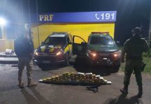 Operação conjunta PM e PRF resulta em apreensão de drogas e submetralhadora em RO