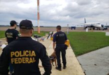 PF e Receita Federal realizam ação conjunta de combate ao tráfico interestadual de drogas no aeroporto de Vilhena