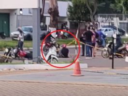 VÍDEO: motociclista é levado ao hospital após colisão com caminhonete em Vilhena