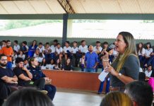 Em Vilhena, secretária estadual destaca compromisso do Governo com educação ao entregar obras em escolas