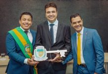 Deputado Cássio Gois participa da solenidade de posse dos eleitos de Cacoal e reforça compromisso com a cidade
