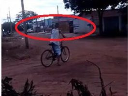 VÍDEO: ladrão abandona furto após ser flagrado carregando ferro de obra em Vilhena